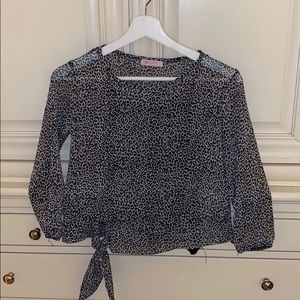 Girls i love Pinc Cheetah Top